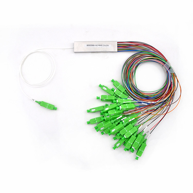 Fiber Optic Anatel 1x32 Lc Apc Connector Divisor SC Mini Plc Splitter