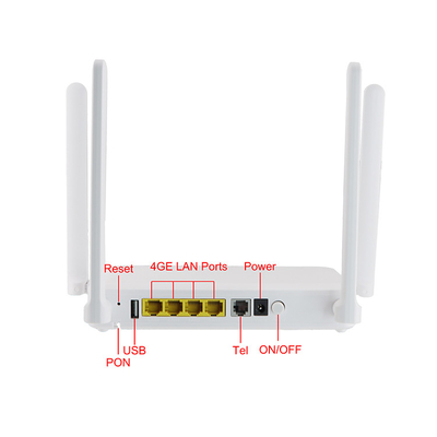 4GE+1POTS+Wifi Dual Band Wifi GPON ONU Router Compatible With ZTE Onus