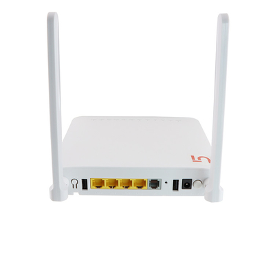HGU GPON Dual Band ONU ONT Router 2x5 Dbi WIFI 4GE+1POTS+2WIFI 2.4g 5.8g