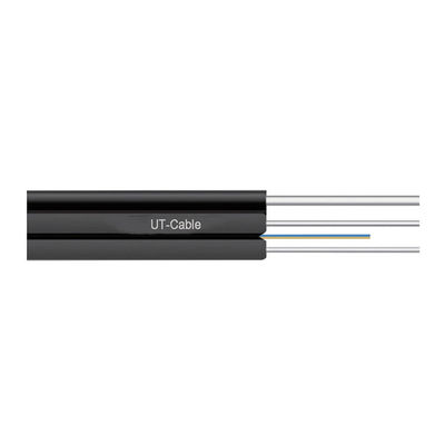1km Outdoor Fiber Optic Cable Drop FTTB Steel Wire 12 Conductors