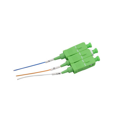 Steel Tube Gpon Fiber Optic Splitter 1x2 1650nm Sc Connector