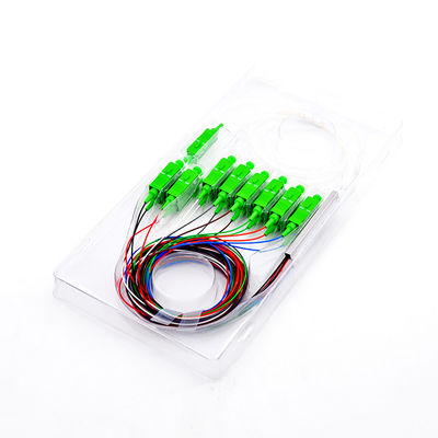 FTTH 1x16 Fiber Optic PLC Splitter Passive Cable Uniform Power GPON