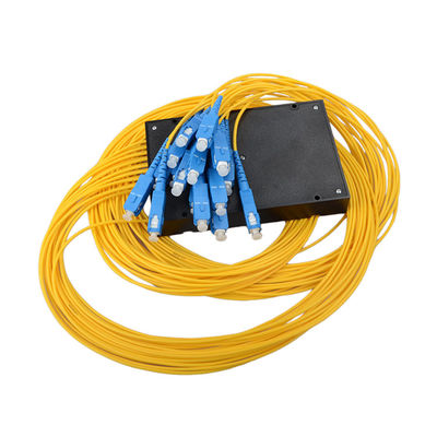Abs Box Pon Fiber Optic PLC Splitter FC LC Connector Singlemode