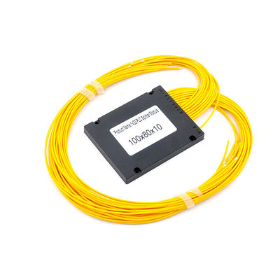 A132 Single Mode Fiber Optic PLC Splitter 3.0mm Black Cassette Module Plastic