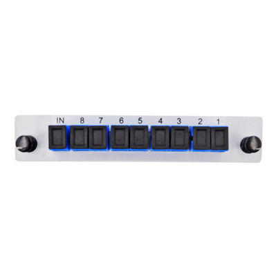 Cassette Card Gpon 1x8 Optical Splitter UPC Connector Low PDL