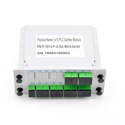 FTTH Equipment 1650nm Optical Cable Splitter Cord 1x12 PLC C112SA