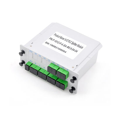 FTTH Equipment 1650nm Optical Cable Splitter Cord 1x12 PLC C112SA