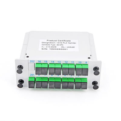 LC Passive Fiber Optic PLC Splitter Small Box Network Pon Module Cassette