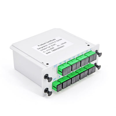 LC Passive Fiber Optic PLC Splitter Small Box Network Pon Module Cassette