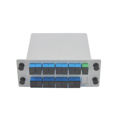 Cassette Divisor 1x16 Fiber Optic PLC Splitter APC Low Insertion Loss