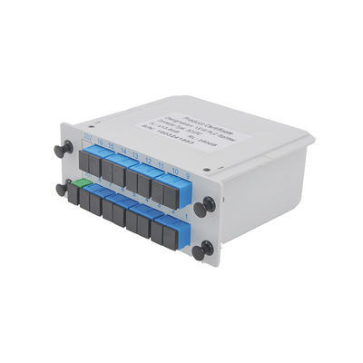 Cassette Divisor 1x16 Fiber Optic PLC Splitter APC Low Insertion Loss