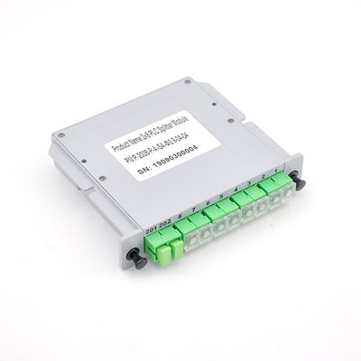 ABS 2x8 Multimode Fiber Optic Splitter Plc LGX Box Cassette Card Inserting