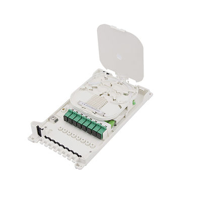 Fttx ABS Ftth 8 Port Fiber Optic Terminal Box IP66 2 In 8 Out Two Layers