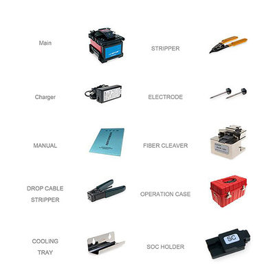 30s ARC Fiber Optic Fusion Splicer 4.4 Inch Fiber Splicing Machine