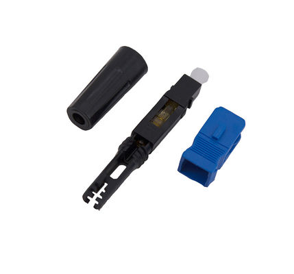 0.25db Optical Cable Connector SC 5507 Lc Fast Connector Blue Field Installable