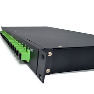 1u Rack Mount Plc Splitter FTTH Plc Planar Lightwave Circuit MM