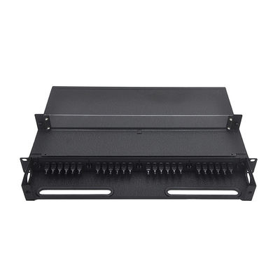 1U MPO Patch Cord MTP Patch Panel 19 Inch Cassettes Type Rack Mounted Fixed