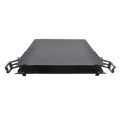 19 Inch Fiber Mpo Cassette Patch Panel 144 Port 1U HDMPO MTP LC