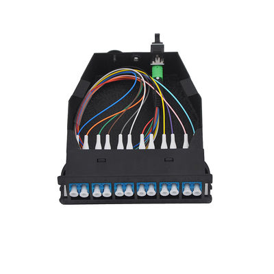OM3 MPO Patch Cord MTP LC 12 Fibers LGX Box Duplex Standard Connector