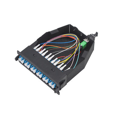 OM3 MPO Patch Cord MTP LC 12 Fibers LGX Box Duplex Standard Connector