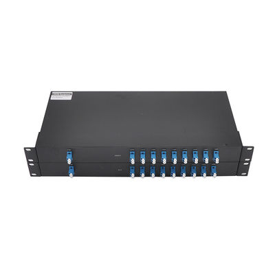 FTTH 16 Channel DWDM MUX DEMUX FC LC Low Insertion Loss
